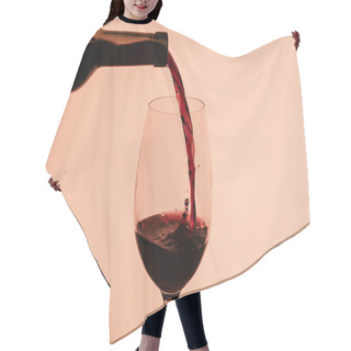Personality  Red Wine Hair Cutting Cape