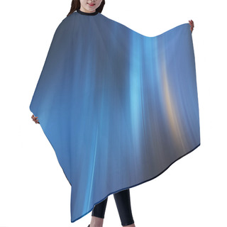 Personality  Colorful Blue Abstract Light Effect Texture Wallpaper 3D Rendering Hair Cutting Cape