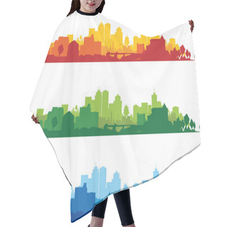 Personality  Cityscapes Hair Cutting Cape