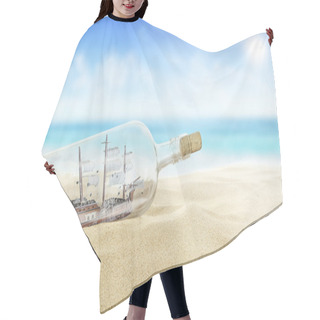 Personality  Ship In A Bottle Hair Cutting Cape