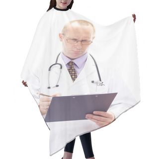 Personality  Medical Doctor Cannot Understand The Results Of The Blood Test Hair Cutting Cape