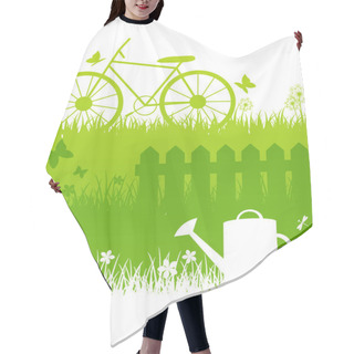 Personality  Set Of Grass Borders For Your Design Hair Cutting Cape
