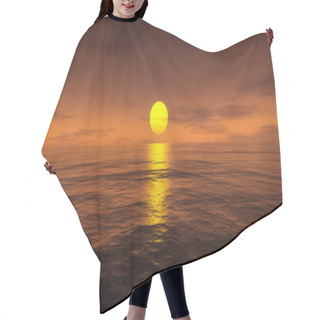 Personality  A Sunset Over The Sea Hair Cutting Cape