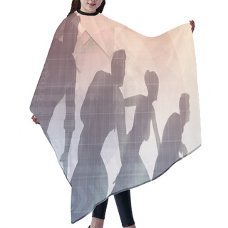Personality  Strive For Progress Hair Cutting Cape