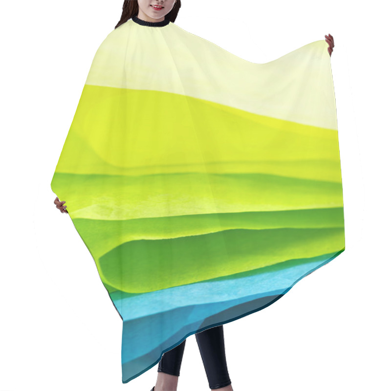 Personality  Tissue Paper Hair Cutting Cape