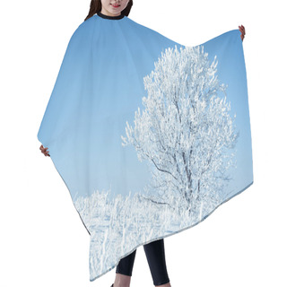 Personality  Alone Frozen Tree Hair Cutting Cape