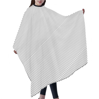Personality  Slanting Lines Background Hair Cutting Cape