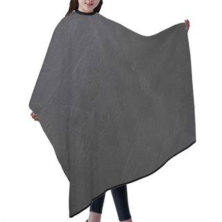Personality  Black Concrete Wall Background  Hair Cutting Cape