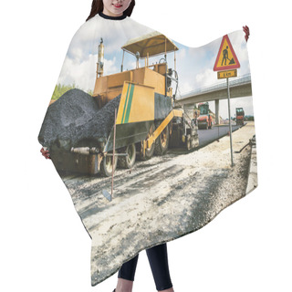 Personality  Road Construction Hair Cutting Cape