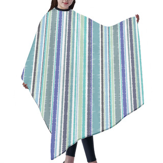 Personality  Vertical Stripes Pattern Hair Cutting Cape