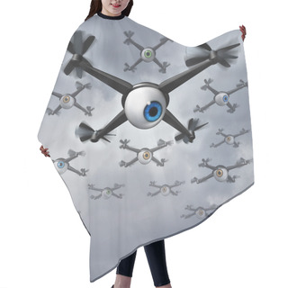 Personality  Drone Privacy Issues Hair Cutting Cape