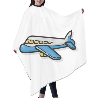 Personality  Airplane Doodle Hair Cutting Cape