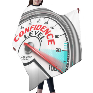 Personality  Confidence Level Conceptual Meter Hair Cutting Cape
