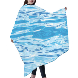 Personality  Seamless Water Surface Pattern Hair Cutting Cape