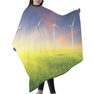 Personality  Wind Power Station Hair Cutting Cape