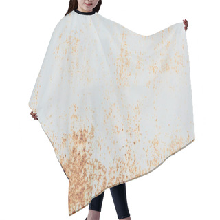 Personality  Aged Rusty Metal Textured Background  Hair Cutting Cape