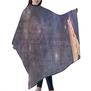 Personality  A Prayer Of Thanks To The Universe Hair Cutting Cape