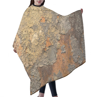 Personality  Rusty Metal Panel Hair Cutting Cape
