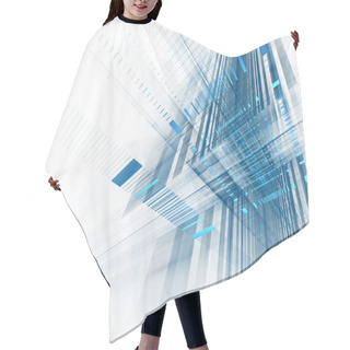 Personality  Abstract Business Science Or Technology Background Hair Cutting Cape