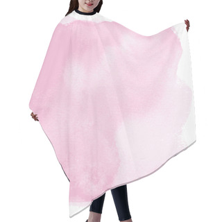 Personality  Pink Watercolor Background Hair Cutting Cape