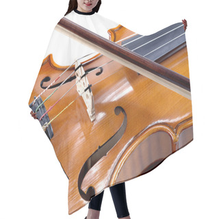 Personality  Detail Of Violin Hair Cutting Cape