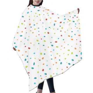 Personality  Colorful Sprinkles Hair Cutting Cape