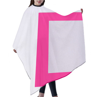 Personality  Minimalistic Geometric Background With Pink And Violet Colors Hair Cutting Cape