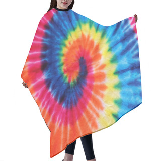Personality  Close Up Tie Dye Fabric Pattern Background Hair Cutting Cape