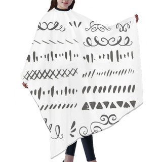 Personality  Handdrawn Ink Borders And Swirls Hair Cutting Cape