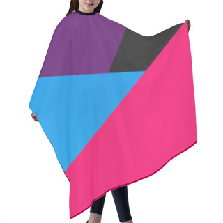 Personality  Simple Multicolored Geometric Background, Banner Hair Cutting Cape