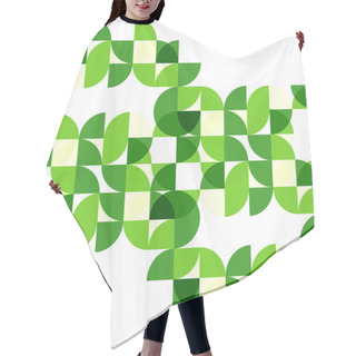 Personality  Green Modern Geometric Abstract Background Hair Cutting Cape