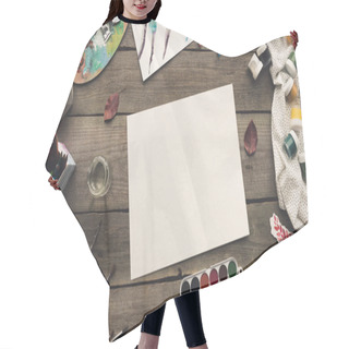 Personality  Empty Sheet Of Paper Hair Cutting Cape