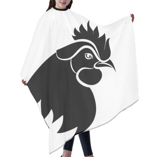 Personality  Line Art Of Cock Hair Cutting Cape
