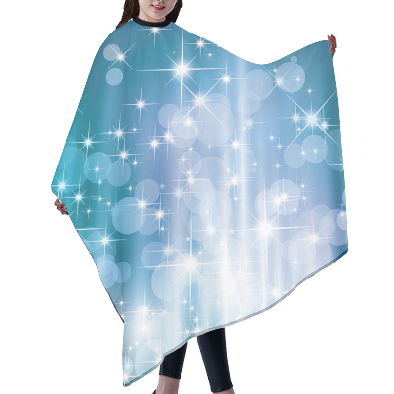 Personality  Abstract vector background hair cutting cape