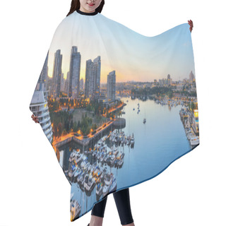 Personality  Vancouver Harbor View  Hair Cutting Cape