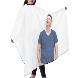 Personality  Laughing Casual Man   Hair Cutting Cape