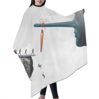 Personality  Incentive Trap Concept Hair Cutting Cape
