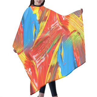 Personality  Color Paint Hair Cutting Cape