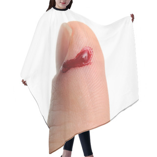 Personality  Bleeding From Cut Finger Hair Cutting Cape