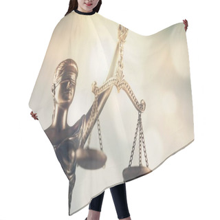 Personality  Themi Symbol Of Justice, Blurred Background Hair Cutting Cape