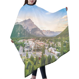 Personality  Cityscape Of Banff In Canadian Rocky Mountains, Alberta, Canada, North America Hair Cutting Cape