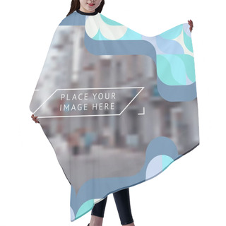 Personality  Abstract Design Cover Banner Template Hair Cutting Cape