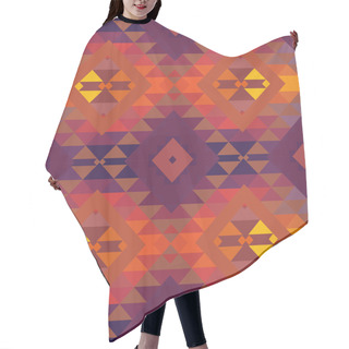 Personality  Colorful Ethnic Pattern Hair Cutting Cape