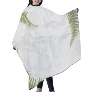 Personality  Botanical Summer Scene With Green Leaves With Copy Space Hair Cutting Cape