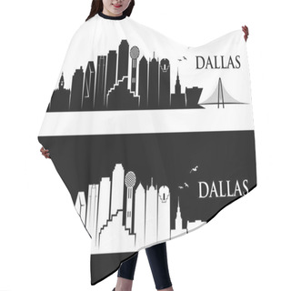 Personality  Dallas Skyline Silhouette Hair Cutting Cape