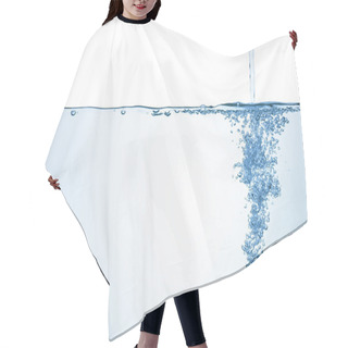Personality  Flowing Water With Air Bubbles. Hair Cutting Cape