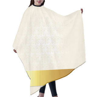 Personality  Beige Damask Background Hair Cutting Cape
