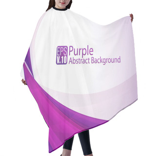 Personality  Purple Abstract Background Hair Cutting Cape