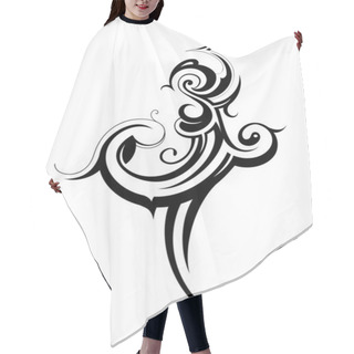 Personality  Tribal Art Hair Cutting Cape