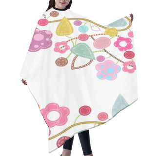 Personality  Flower Fantasy Hair Cutting Cape